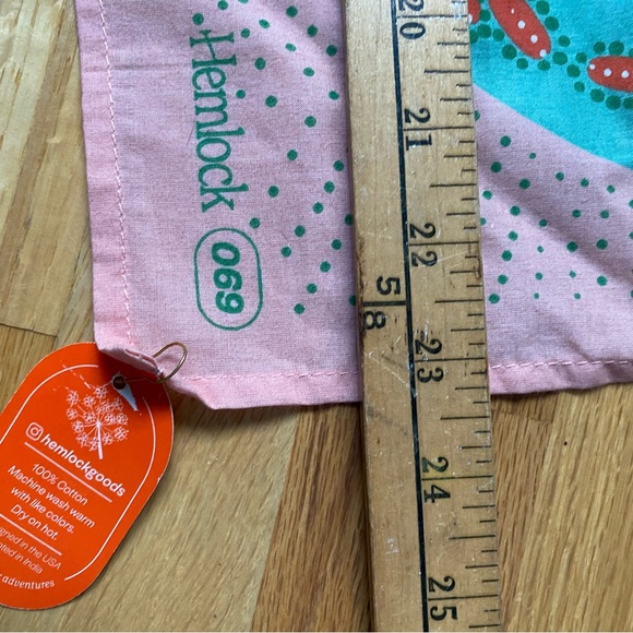 Lark & Ives Hair Scarf Set & Hemlock Bandana Bundle - Pink, Ivory Multicolor NEW - Picture 10 of 10